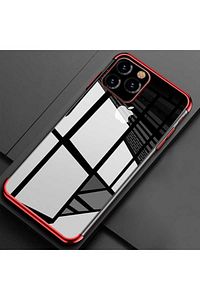 Apple Iphone 11 Pro Max Kılıf Koruma Kabı 4 Köşe Laser Şeffaf Kap