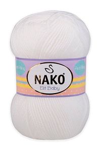 Elit Baby El Örgü Ipi 100 gr | Beyaz 208