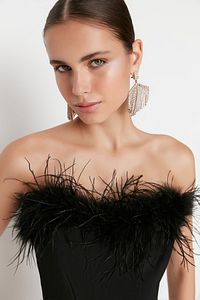 Bustier - Schwarz - Unifarben