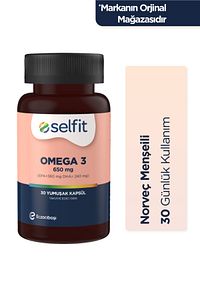 Omega 3 650 Mg 30 Kapsül Balık Yağı