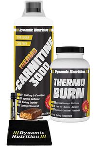 Dynamic Thermo L-Carnitine 3000 mg 1000 ml + Thermo Burn 60 Tablet + 3 HEDİYE