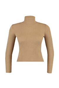 Trendyol Collection-Pullover - Braun - Slim Fit 8