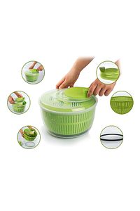 Melkan Home-Salad Dryer Vegetable Dryer 5 Liter Large Volume Salad Dryer Green 4