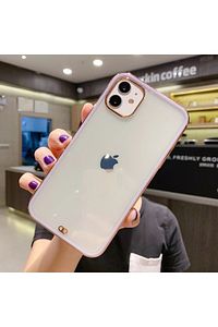 Iphone 11 Premium Electrolize Silikonlu Lila Telefon Kılıfı