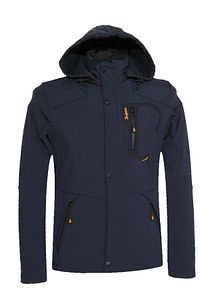 Erkek Su Ve Rüzgar Geçirmez Softshell Mont