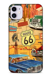 Retro (20) Desen Koruyucu Kılıf Renkli Iphone 11 Kılıf