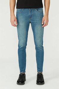 Erkek Mavi Skinny Fit Jean Pantolon E003507