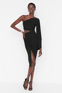 Kleid - Schwarz - Bodycon