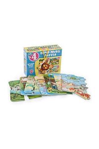 Hayvanlar Süper Renkli Puzzle 4'lü 1481