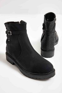 Siyah Kadın Bot & Bootie M0586211509
