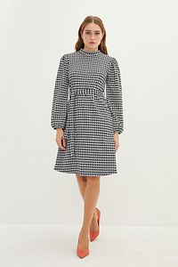 Kleid - Schwarz - A-Linie