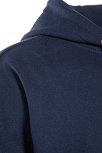 Trendyol Collection-Marineblaues, übergroßes/weit geschnittenes Kapuzen-Sweatshirt aus Fleece mit Blumenmuster TMNAW23SW00020 8