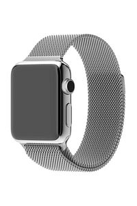 Apple Watch 2 3 4 5 6 Uyumlu Se 42 Mm 44 Mm Hasır Örgü Metal Milano Kordon Kayış