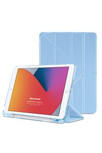Microsonic Ipad 10.2'' 8. Nesil Kılıf (a2270-a2428-a2429-a2430) Origami Pencil Mavi