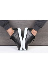 Unisex Siyah Beyaz Sneaker Günlük Spor Ayakkabı