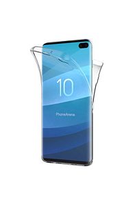 Microsonic Galaxy S10 Plus Kılıf 6 Tarafı Tam Full Koruma 360 Clear Soft Şeffaf