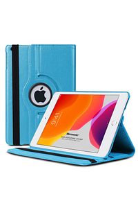 Microsonic Ipad 10.2'' 8. Nesil (a2270-a2428-a2429-a2430) Kılıf 360 Rotating Stand Deri Mavi