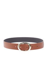 Trendyol Collection-Black-Tan 2 Pack Leather Look Women's Belt TWOSS21KE0054 7