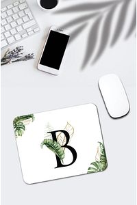Tropik Desenli B Harfli Mousepad