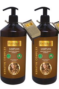 2 Adet Tuzsuz Şampuan Keratin Şampuanı 600 Ml Keratinli Şampuan ( Paraben Fosfat Tuz Içermez )