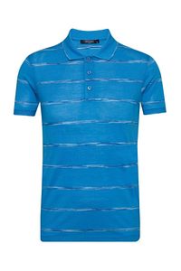 Erkek Mavi Slim Fit Polo Yaka Tişört