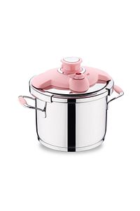 Flora 6 Lt Pembe Düdüklü Tencere