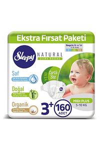 sleepy natural bebek bezi 4 numara maxi 130 adet fiyati yorumlari trendyol