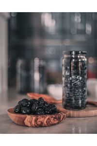 Taş Baskı Doğal Yağlı Sele Siyah Salamura Zeytin 300 gr