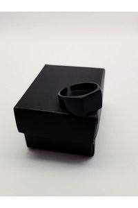 Unisex Siyah Piano Ayarlanabilir Yüzük