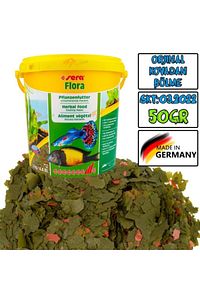 Flora Bitkisel Pul Yem Orjinal Kovadan Bölme 50g Skt03.2022