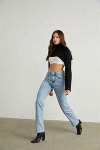 Jeans - Blau - Straight