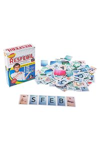Resfebil Resimli Kelime Oyunu - Aktivite Ve Eğitici Kitap - Zeka Gelişimi