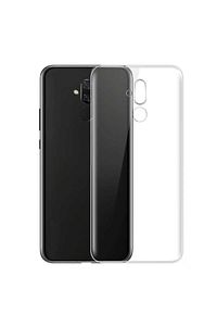 Mate 20 Lite Kılıf Şeffaf Tam Koruma Esnek Süper Silikon Model