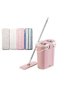 Premium Mop Temizlik Seti + 4'lü Yedek Bez Hediyeli Vp-500-10