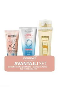 Sivilce Maske 75 ml, Yağlı Tonik Ve Jel 3'li Set