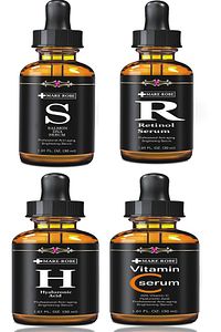 Full Bakım Seti Hyaluronic Acid , Retinol , Vitamin C, Somon Dna 3+1 Gece Gündüz