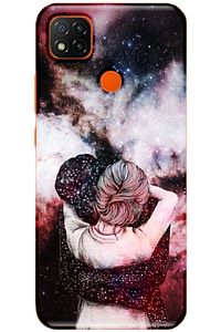 Xiaomi Redmi 9c Desenli Kılıf + Temperli Ekran Koruyucu Cam