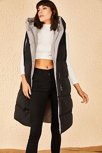 Weste - Schwarz - Puffer