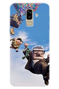 Uyumlu Samsung Galaxy J8 Desenli Kılıf + Temperli Ekran Koruyucu Cam