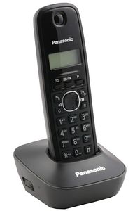 Siyah Telsiz Dect Telefon Kx-tg1611
