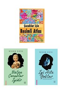 Nihan Kaya 2 Takım Kitap Çocuklar Için Resimli Atlas