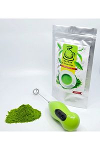 250 gram Yüksek Kaliteli Matcha Çayı Ücretsiz Elektronik Köpürtücü Ve 2 Adet Pil