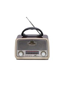 Rt-301 Nostaljik Görünümlü Bluetoothlu Mp3 Çalar Radyo Müzik Kutusu Kırmızı