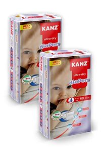 Unisex Bebek Bezi 4 Numara 120 Adet