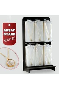 150 Adet Sedef Harfli Kolye Standı