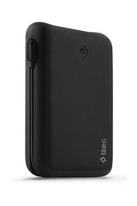 Recharger Duo+ Iphone Lightning Dahili Kablolu Taşınabilir Şarj Aleti / Powerbank Siyah 10.000mah