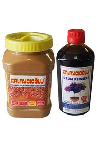 Bozkır Çifte Kavrulmuş 935g Tahin 1 Kg Pekmez