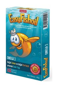 Easyvi?t Easyfishoil Omega 3 Çiğnenebilir 30 Jel Tablet
