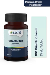 B12 Vitamin 1000 Mcg 100 Dilaltı Tablet - Son Kullanma Tarihi: 07.2022