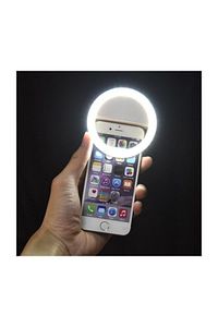 Selfie Işığı 3 Kademeli Led Aydınlatma Telefon Aparatı